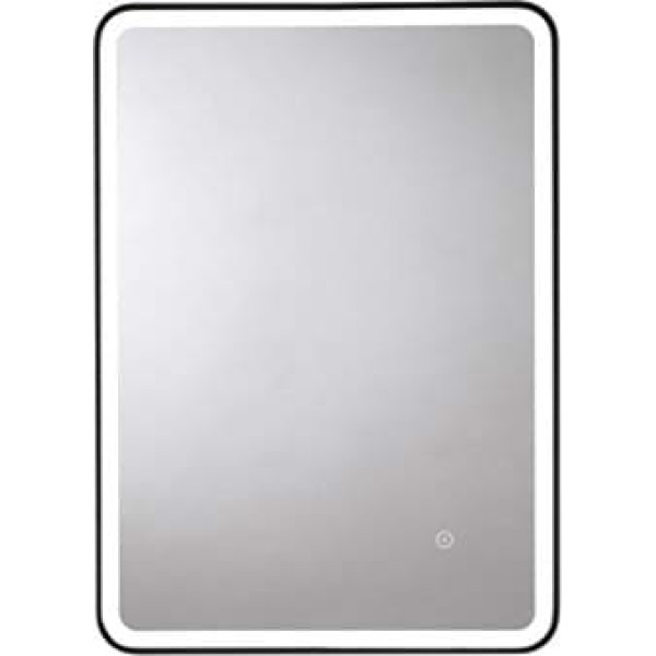Croydex MM830021E Metal Bathroom Mirror, Black, One Size