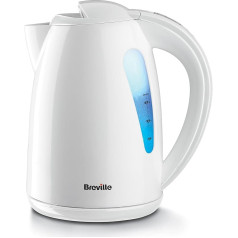 Breville VKJ556 Plastic Jug Kettle, 1.5 Litre, 3000 W, White