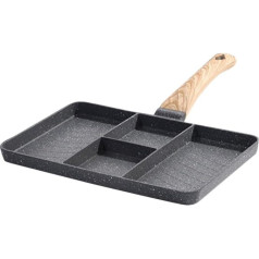 HEMOTON Steak Pan Omelette Pan with Non-Stick Coating Rectangular Crepe Pan Non-Stick Omelette Manufacturer Tamagoyaki Pan Instant Pot Egg Steak Accessories