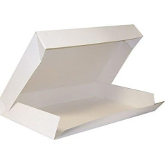 FaisTonGateau - 25 boites blanche plateau traiteur 28x42 cm