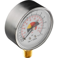 Neo Tools Saspiestā gaisa spiediena mērītājs Diametrs 60 mm, 1/4