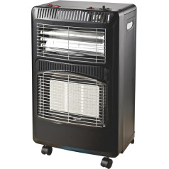 Home>it® Folding Gas Stove 4.2 kW + Electric Heating Fan, Steel