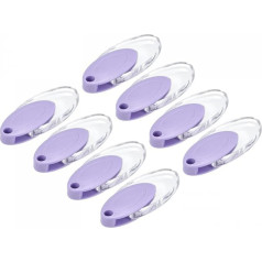 sourcing map 8 Pack 90mm Venetian Blind Weight Curtain Shutter Beads Chain Handle Roman Vertical Blind Accessories Purple