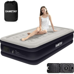 Air Mattress Self-Inflating 1 Person, High Air Bed with Integrated Pump Bed Inflatable Mattress Air Bed with Electric Pump Air Mattresses with Motor Sleeping Mattress