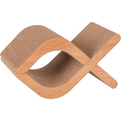 Petsona Scratching Board for Cats, Natural Cat Scratcher, Playground, Scratching Board & Scratching Mat for Cat, Cat Toy, Self-Employment, Natural