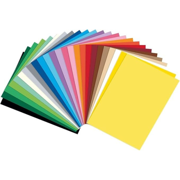 Folia 614/25009 Photo Card 300 gsm A4 250 Sheets Assorted Colours