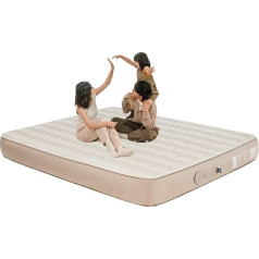 Naturehike Air Mattress (for 2 People) Automatic Inflating Mattress Guest Bed Air Mattress for Camping or Home Use (Khaki - 2 People)