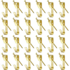 Heavy Duty Picture Hooks, 100 Pieces Picture Hanging Kit, Wall Hooks, Picture Hangers with Nails, Hooks, Picture Hangers, Hanging Hooks, Picture Hangers for Hanging Frames, Mirrors, Paintings