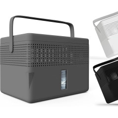 BonAura® AirOne Max Dehumidifier without Electricity up to 33 m² I 360° Ventilation I Room Dehumidifier with Spout & 980 g Dehumidifier Granules I Mould and Odour Protection I Room Dehumidifier Cellar