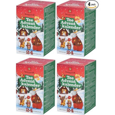 Tea Advent Calendar Pack of 4