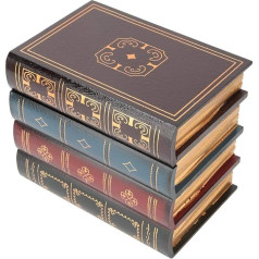 HEEPDD Accessories for Books, European Style Vintage Decorative Fake Book Photo Accessories Office Home Shelf Decoration [L] Boxes
