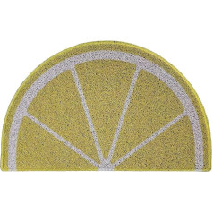 Nicoman Lemon Yellow Doormat Housewarming Gift Dirt Trapper Barrier Door Mats (70 x 44 cm)