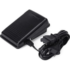 Sewing Machine Foot Control Pedal Speed Controller Pedal Sewing Machine Parts for Singer Electronic Foot Control Universal Home Sewing Machine Foot Switch Pedal Variable with Power Cable (EU Plug)
