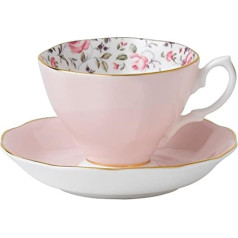 Rose Confetti by Royal Albert Teacup & Saucer