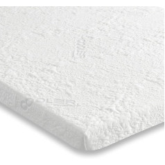 Cooling Mattress Topper, 80cm x 200cm, European Small Single Memory Foam Topper Cooling Foam Topper with Cooling Removable Cover, White, 80 x 200 x 5 cm