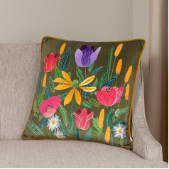 House of Bloom Celandine Polyester gefülltes Kissen Twin Pack