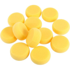 Artibetter Artist Sponges (Pack of 12) - Round Synthetic Sponges for Painting Make-Up Crafts Pottery Clay Practical Colourful Durable Artist Sponges