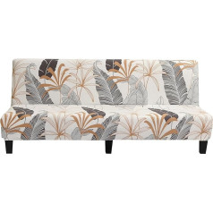 Jianyana Universal Sofa Cover 3 Seater Extendable Without Armrest Cover for Sofa Bed Sofa Foldable without Armrests Sofa Protection Living Room Flower of the Other Shore