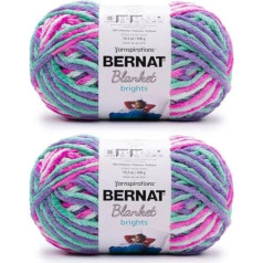 Bernat Blanket Brights Unicorn Brights Yarn 300g Polyester 6 Pack Knitting/Crochet