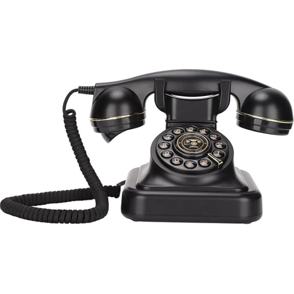 Jectse Antique Telephones, European Retro Landline Telephone with Telephone Cable, Vintage Landline Telephone, Business Phones for Home, Hotel, Office