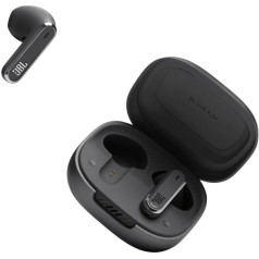 Exhibit - JBL Live Flex - In-Ear Bluetooth Headphones with 40 Hours Battery Life - Noise Cancelling and Waterproof - Black - Like New