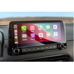 GAFAT 10.25 Inch 2020-2022 2023 Hyunda-i Kona Electric Hybrid Navigation Screen Protector, Tempered Glass Screen Protector for Kona 2021 Navi, Shockproof, 9H Scratch-Resistant [Not for 8 Inch and New