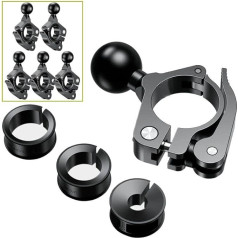 1 Inch Ball Mount Accessories Aluminium Alloy Suitable for Handlebar Mount Ball Compatible with 1 Inch Ball Pan Systems (R18 x 5)