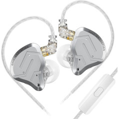KZ ZSN Pro 2 In-Ear Monitors, KZ Wired Earbuds Headphones with Hybrid 1ba 1dd Drivers, High Fidelity Musicians In-Ear Earphones with Tangle-Free Cable for Gaming