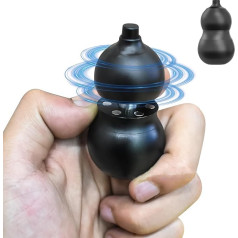 OBEST EDC Fidget Toys for Adults, Calabash or Bottle Gourd Shape, Metal Stress Relief Toy, ADHD, Autism, Anxiety, Stress Relief, Magnetic Fidget Toy for Adults (Black)