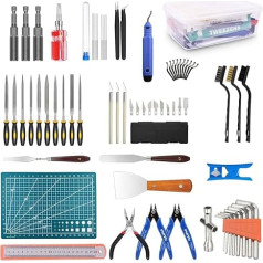 3D Printer Accessory Kit, 3D Printer Tool Kit, Mintion 73 Pieces 3D Printer Accessories with Nozzle Cleaning Set, Deburring Tool, Removal Tools, Tweezers, Pliers, for Adventurer5M, Cobra, Neptune