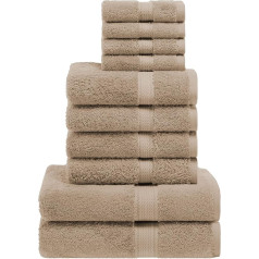 Superior Solid Towel Set, Egyptian Cotton, Face Cloths 13