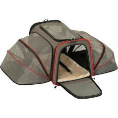 Petsfit Expandable Transport Bag for Cats and Dogs, Foldable Transport Box, Carry Bag, Airline-Approved for Cats and Dogs
