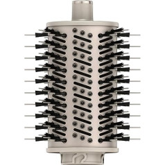 Shark FlexStyle Round Hot Air Brush Attachment for Blow Dryer Hair Styling Tool for Straight, Wavy, Curly and Curly Hair, Stone