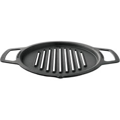 Solo Stove Cast Iron Grill Grate for Fire Bowl Ranger Grill Plate for Fire Pit Ranger, Conversion from Fire Pit to Grill, Accessories for Outdoor Fire Bowl, Cooking Surface: Diameter 36 cm, 5.9 kg