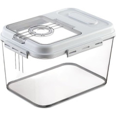 Rice Dispenser 15kg Airtight Rice Storage Container Dry Food Dispenser Large Sealed Grain