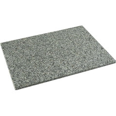 Granite Chopping Board, Stone Plate, Granite Plate, Serving Plate (Granite Crystal, 40 x 30 x 1 cm)