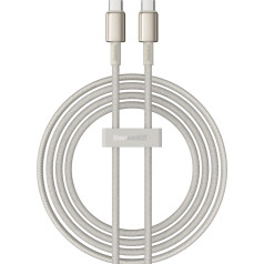 Kabeļa Tungsten Gold USB-C 100W 2m - Zelts