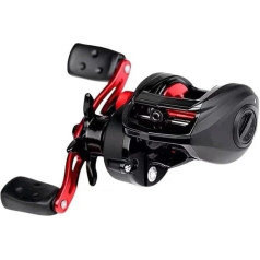 Fishing Reels Baitcasting Fishing Reel 5BB 6.4:1 Max Pull Force 8kg Magnetic Regulation System Saltwater Freshwater Fishing Reel Carp Reel (Color : Right Hand)