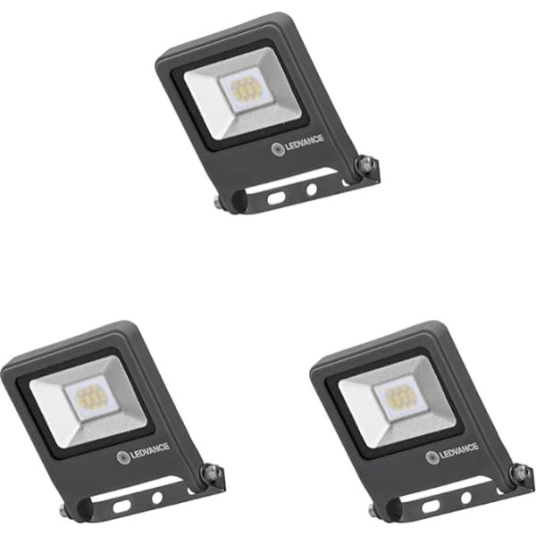 LEDVANCE LED Fluter, Leuchte für Außenanwendungen, Kaltweiß, Endura Flood (Packung mit 3)