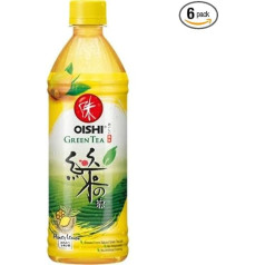OISHI - Green Tea Honey Lemon - 1 x 500 ml (Pack of 6)