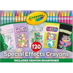 CRAYOLA Special Colours Colouring Pencils (120 ct), Art Supplies for Kids, Gifts for Boys and Girls [Amazon Exclusive]
