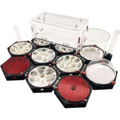 ININOSNP 3D-Druck Ameisennest Ameisen-Ökobox Ameisenernteflugzeug High-End-Ameisennest Ameisenburg Werkstatt Ameisen-Raumstation(E)