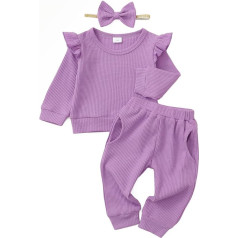 Mioglrie Baby Clothes Top Pants Set Toddler Girls Clothes Sweatshirts Baby Outfit for Girls