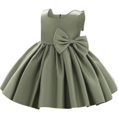 Baby Girls Little Girls Bowknot Tutu Princess Prom Dress Formal Ball Gown Birthday Wedding Party Christening Baptism Dresses