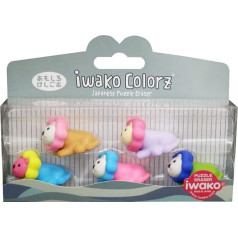 Iwako Colorz Lion Eraser Set