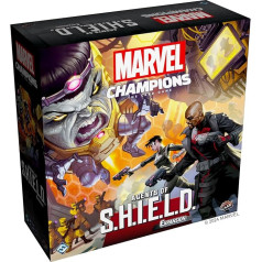 Fantasy Flight Games Marvel Champions The Card Game Agents of S.H.I.E.L.D. Campaign Expansion - Cooperative Strategy Game for Children & Adults, Ages 14+, 1-4 Players, 45-90 Minutes