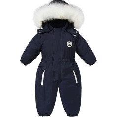 Baby Girls Snowsuits Kids Waterproof Romper Ski Jackets Fit Jumpsuit Boys Snow Suit Baby Girl Baby Overalls Girls Overalls for Baby Girls
