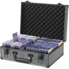 Toploader Storage Box for 3 x 4 Inch 35PT Toploader, Waterproof, Non-Slip, Card Storage Box with Dividers, for Trading Cards and Sports Cards (More than 600 Toploaders)