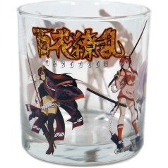 Hyakka Samurai Bride rock glass (japan import)