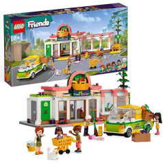 LEGO 41729 Friends Organic Shop, Supermarket Playset with Characters from the Series 2023, Toy Shop for Girls and Boys from 8 Years